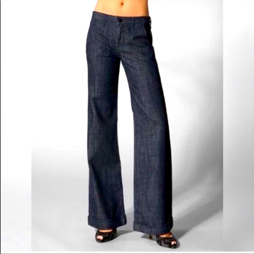 AG The Deco Trouser Jeans Wide Leg Size 24R